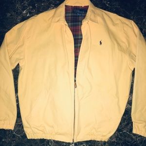 Vintage Polo plaid interior coat